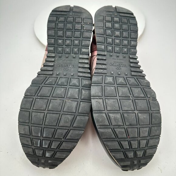 Valentino Garavani Rockrunner Men EU 43 US 10 Camouflage Leather Suede Shoe - Picture 8 of 13